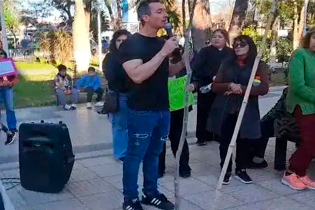 Vecinos de Belén le pidieron al diputado Galán que se fuera de una protesta por las tarifas de luz