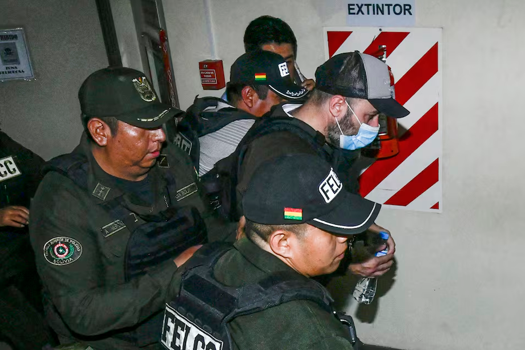 Cerimedo quedó con detención preventiva por 180 días en Bolivia por el ataque a Nadia Beller