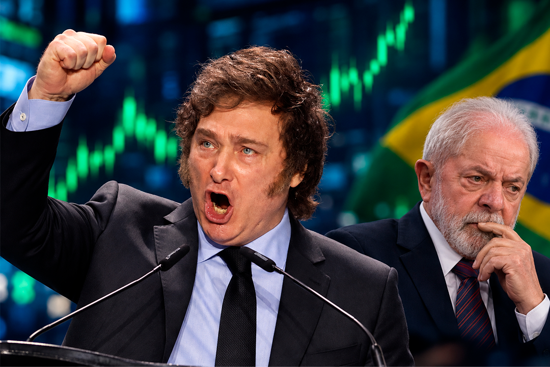 "Zurdos empobrecedores, córranse": Milei celebró con los mercados el traspié de Lula
