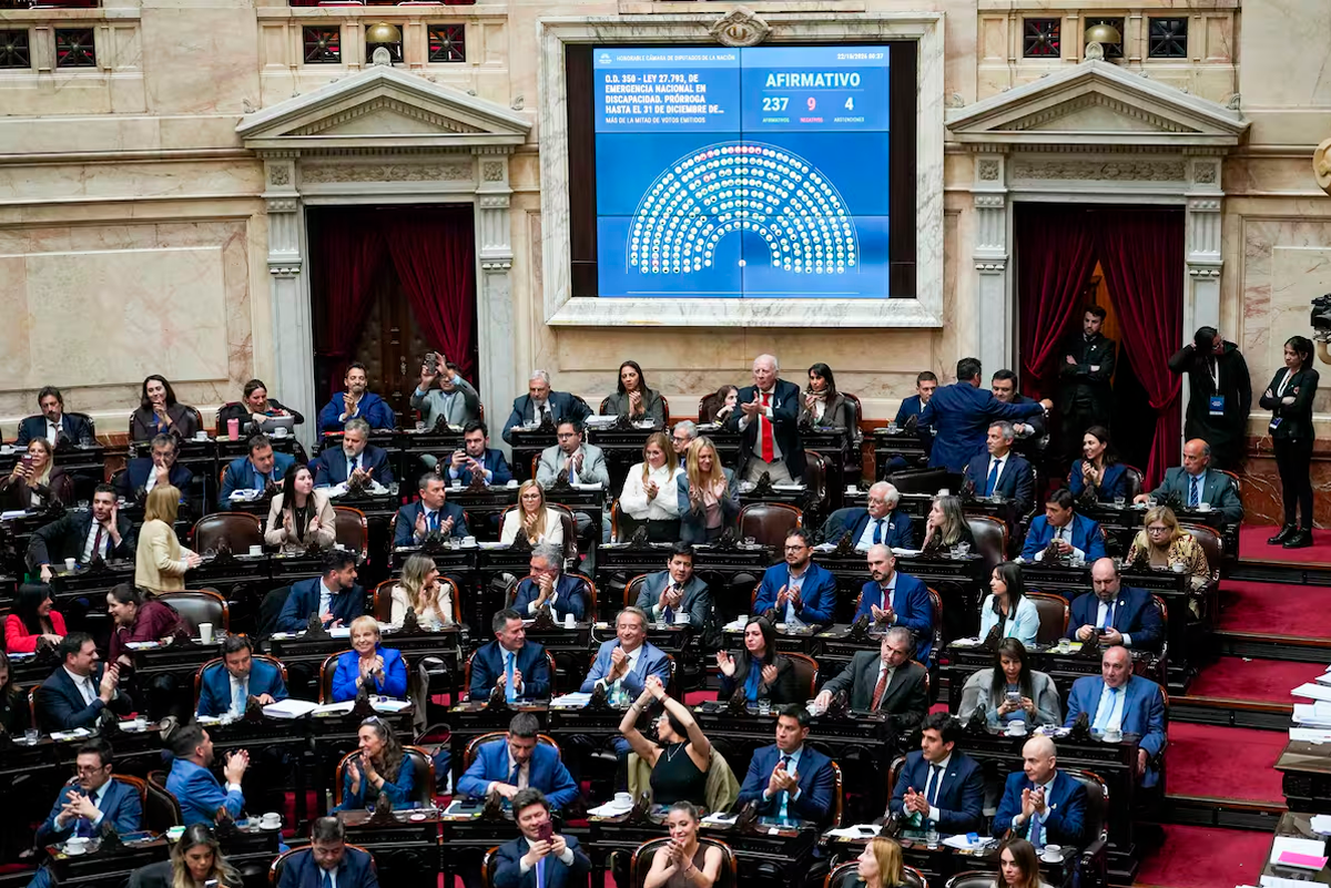 Discapacidad: el Gobierno desarmó su propio recorte y Diputados aprobó la ley con 237 votos