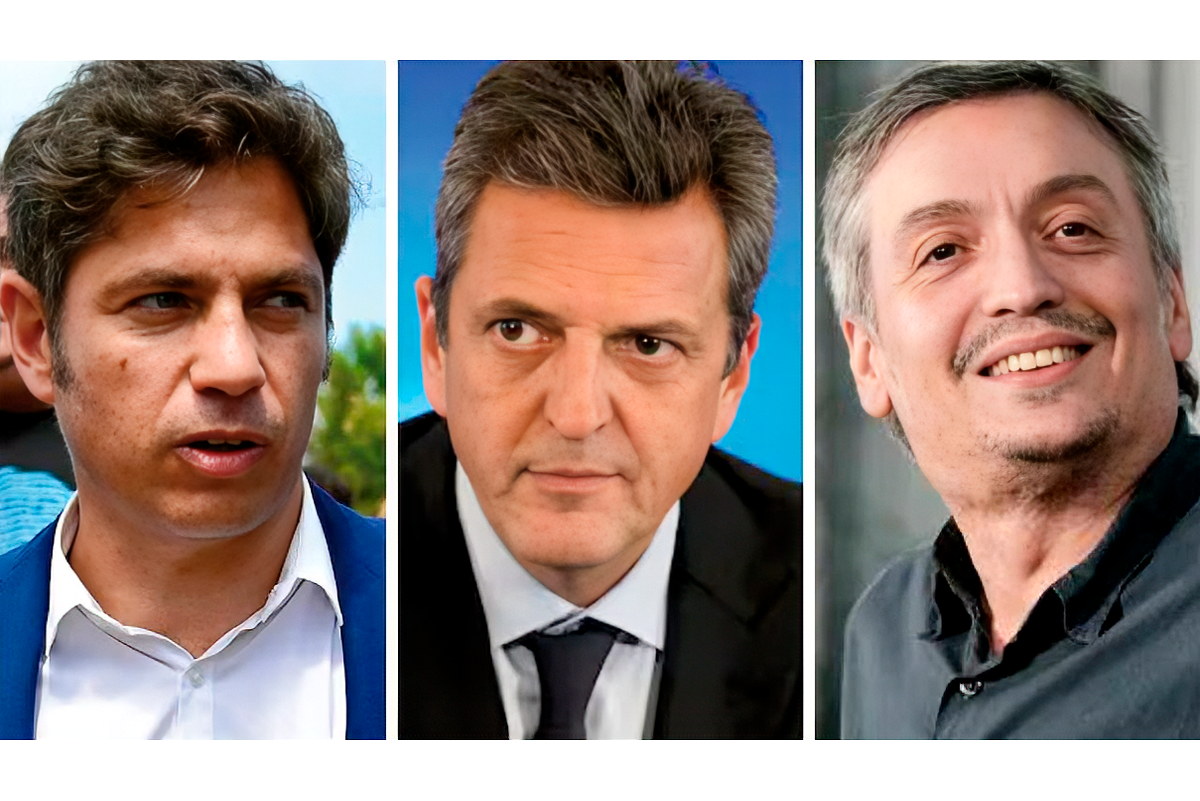 Kicillof, Massa y Máximo cerraron filas por las PASO y apuntan a Jalil