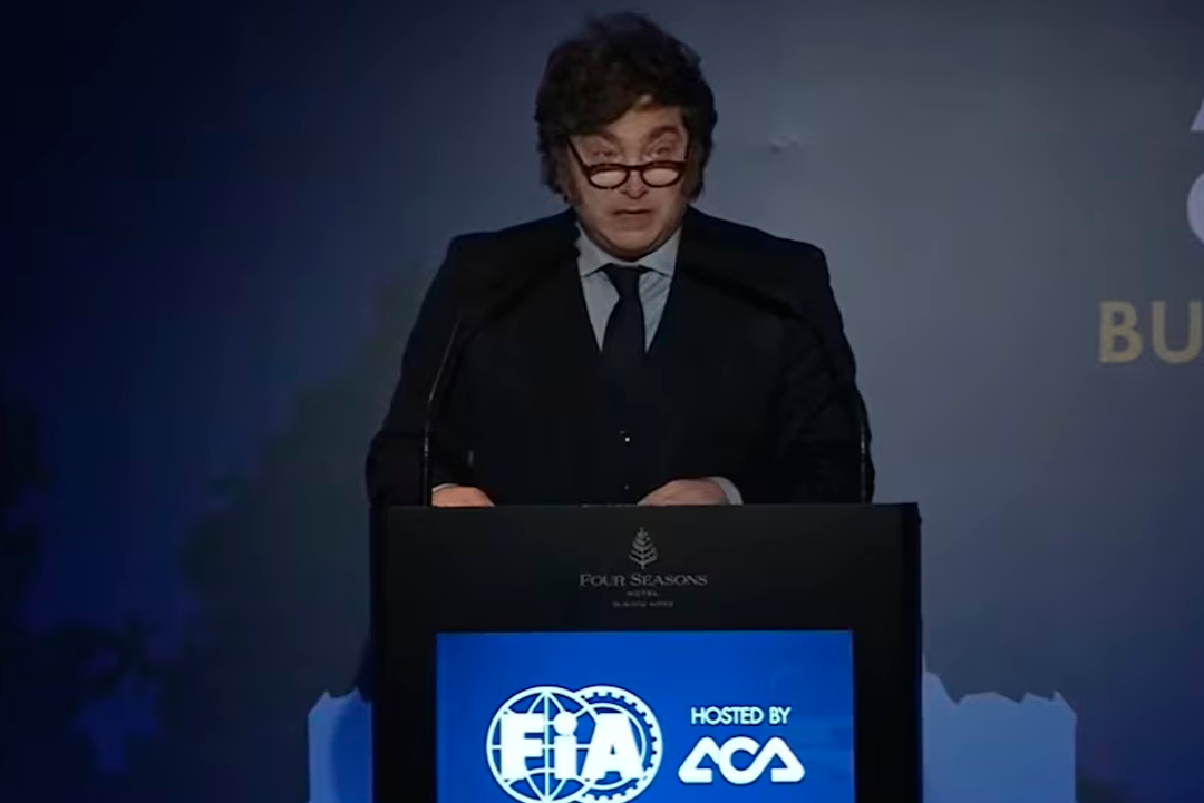 Milei abrió el Congreso de la FIA en Buenos Aires y pidió que la Argentina vuelva a ser sede de la Fórmula 1