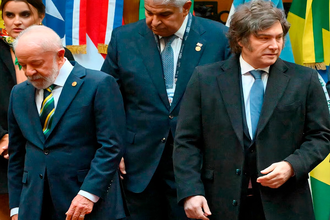 Milei volvió a cargar contra Lula: "Es ladrón, es corrupto, y lo liberaron por una falla en el procedimiento"